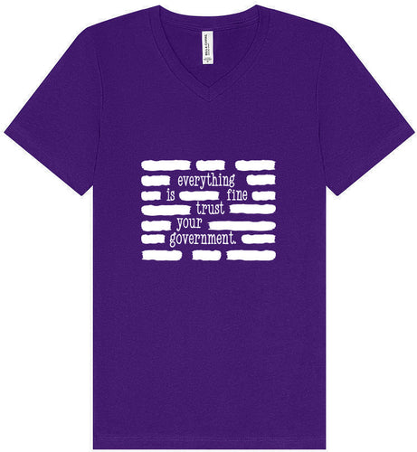 Trust Your Government Unisex V-Neck Shirt