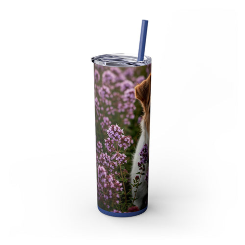 Skinny Tumbler with Straw – 20 oz Stainless Steel Cup