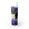 Skinny Tumbler with Straw – 20 oz Stainless Steel Cup