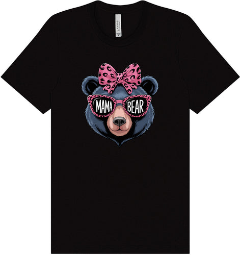 Stylish Mama Bear Adult Bella Canvas Shirt