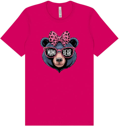 Stylish Mama Bear Adult Bella Canvas Shirt