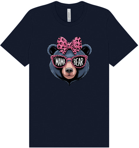 Stylish Mama Bear Adult Bella Canvas Shirt