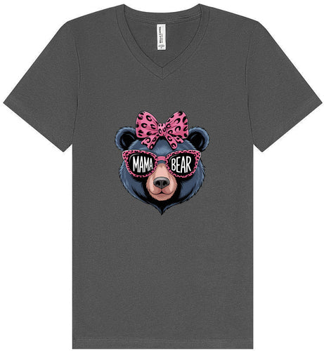 Stylish Mama Bear Unisex V-Neck Shirt