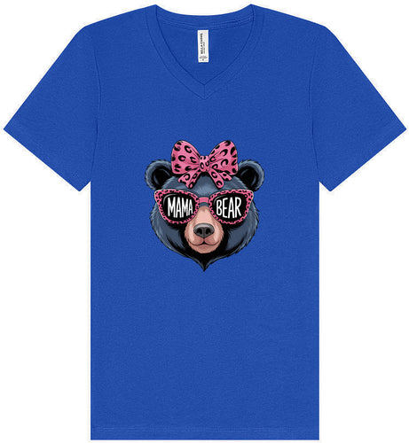 Stylish Mama Bear Unisex V-Neck Shirt