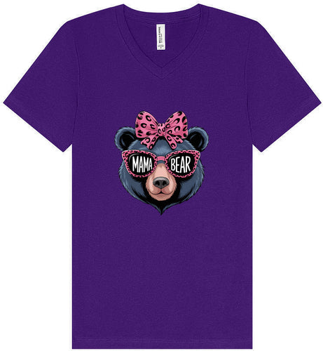 Stylish Mama Bear Unisex V-Neck Shirt
