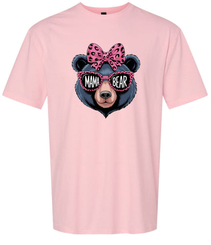 Stylish Mama Bear Adult Gildan Soft Shirt