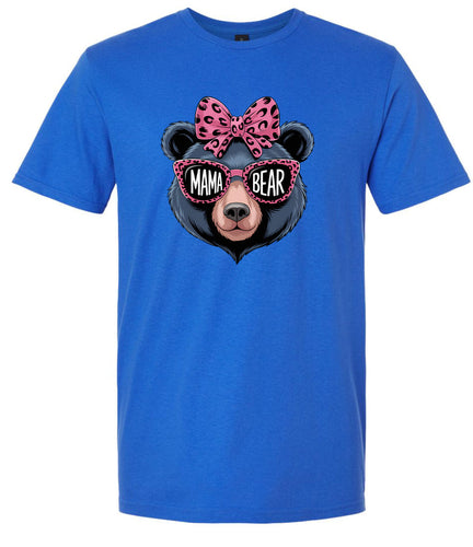 Stylish Mama Bear Adult Gildan Soft Shirt