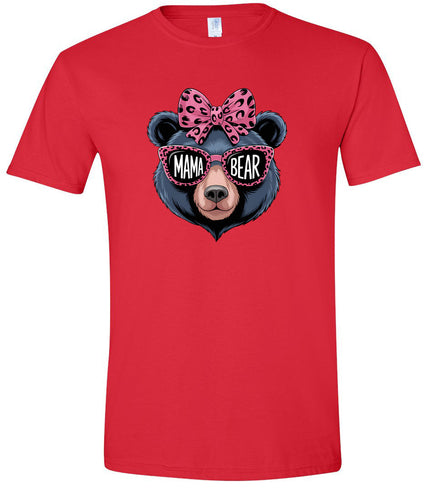 Stylish Mama Bear Adult Gildan Soft Shirt