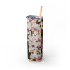 Skinny Tumbler with Straw – 20 oz Stainless Steel Cup