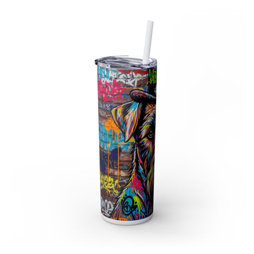 Skinny Tumbler with Straw – 20 oz Stainless Steel Cup