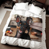 Sweatshirt Blanket – Plush Fleece Throw, 2 Size Options