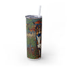 Skinny Tumbler with Straw – 20 oz Stainless Steel Cup