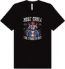 Chill the Fourth Out Adult Bella Canvas Shirt
