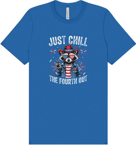 Chill the Fourth Out Adult Bella Canvas Shirt