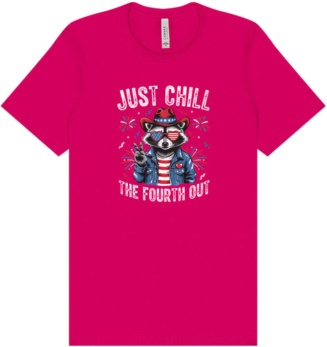 Chill the Fourth Out Adult Bella Canvas Shirt