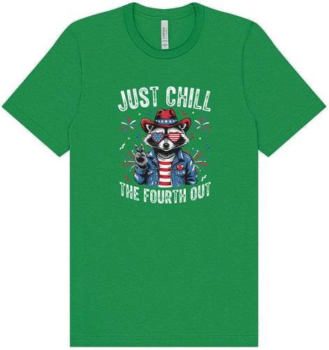 Chill the Fourth Out Adult Bella Canvas Shirt