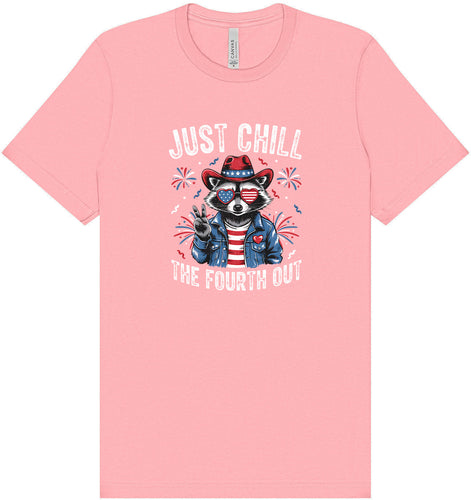Chill the Fourth Out Adult Bella Canvas Shirt