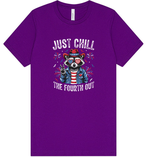 Chill the Fourth Out Adult Bella Canvas Shirt