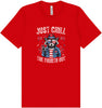 Chill the Fourth Out Adult Bella Canvas Shirt