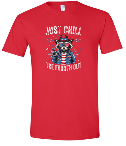 Chill the Fourth Out Adult Gildan Soft Shirt