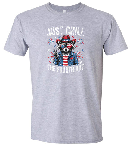 Chill the Fourth Out Children's Gildan Soft Shirt