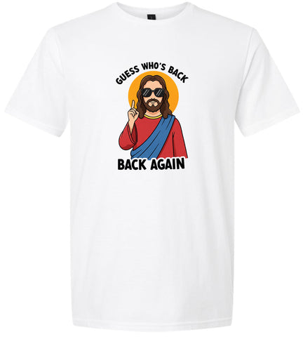Jesus is Back, Back Again Children's Gildan Soft Shirt