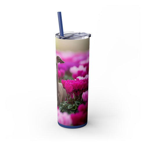 Skinny Tumbler with Straw – 20 oz Stainless Steel Cup