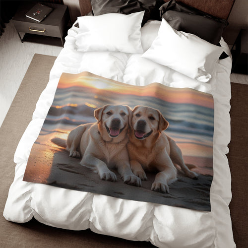 Sweatshirt Blanket – Plush Fleece Throw, 2 Size Options