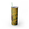 Skinny Tumbler with Straw – 20 oz Stainless Steel Cup
