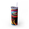 Skinny Tumbler with Straw – 20 oz Stainless Steel Cup