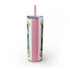 Skinny Tumbler with Straw – 20 oz Stainless Steel Cup