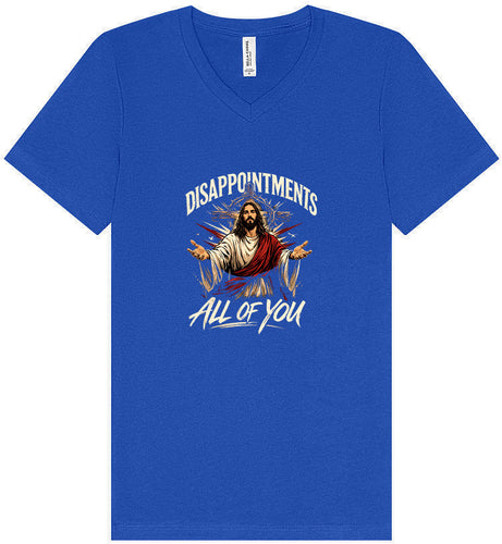 Jesus Disappointments Unisex V-Neck Shirt