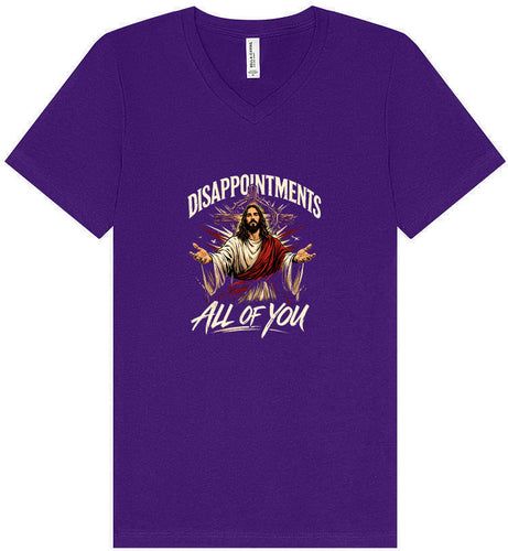 Jesus Disappointments Unisex V-Neck Shirt