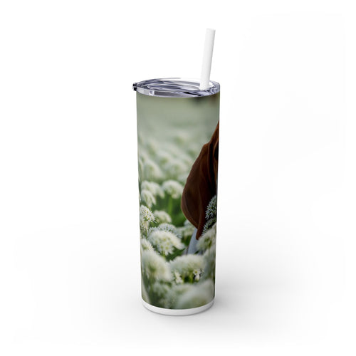 Skinny Tumbler with Straw – 20 oz Stainless Steel Cup