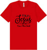 Try Jesus, Not Me Adult Bella Canvas Shirt