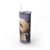 Skinny Tumbler with Straw – 20 oz Stainless Steel Cup