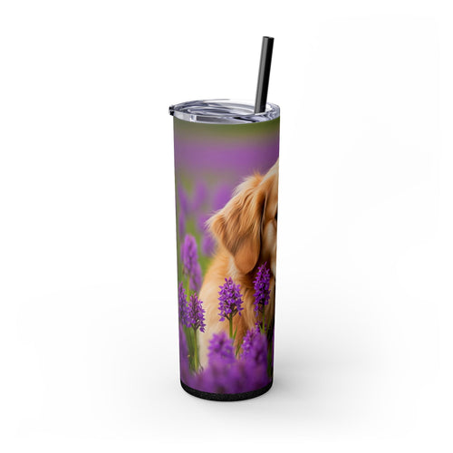 Skinny Tumbler with Straw – 20 oz Stainless Steel Cup