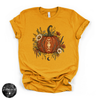 Moon Phase Pumpkin Tee | Celestial Fall Graphic T-Shirt