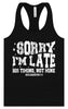 His Timing, Not Mine Women's Racerback Tank