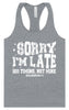His Timing, Not Mine Women's Racerback Tank