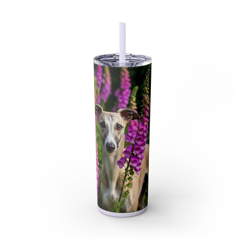 Skinny Tumbler with Straw – 20 oz Stainless Steel Cup