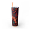 Skinny Tumbler with Straw – 20 oz Stainless Steel Cup