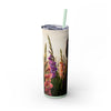 Skinny Tumbler with Straw – 20 oz Stainless Steel Cup