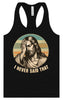 Jesus Never Said That Women's Racerback Tank