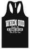 God Said This'll Be Fun Women's Racerback Tank