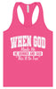 God Said This'll Be Fun Women's Racerback Tank
