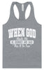 God Said This'll Be Fun Women's Racerback Tank
