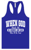 God Said This'll Be Fun Women's Racerback Tank