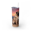 Skinny Tumbler with Straw – 20 oz Stainless Steel Cup