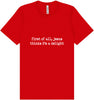 Jesus Thinks I'm a Delight Adult Bella Canvas Shirt